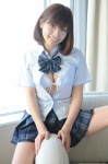 bikini_top blouse bwh_186 cleavage misaki_haruka open_clothes pleated_skirt school_uniform skirt swimsuit rating:Safe score:0 user:nil!