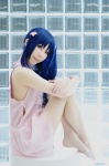 blue_hair cosplay dress hiradaira_chisaki nagi_no_asukara pantyhose shaa sheer_legwear side_ponytail rating:Safe score:2 user:nil!