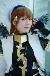 beret cosplay dress feathers jacket kurosuzu_erika lyrical_nanoha mahou_shoujo_lyrical_nanoha_strikers necklace yagami_hayate rating:Safe score:0 user:pixymisa
