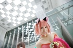 animal_ears cat_ears cosplay momomiya_ichigo pink_hair saki tokyo_mew_mew rating:Safe score:0 user:Log