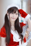 blouse cosplay gloves santa_costume stocking_cap suiya tagme_character tagme_series twintails rating:Safe score:0 user:nil!