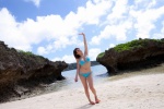beach bikini cleavage ocean shinozaki_ai side-tie_bikini swimsuit ys_web_513 rating:Safe score:0 user:nil!