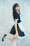 apron cosplay futsure headband maid maid_uniform original thighhighs rating:Safe score:2 user:pixymisa