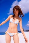 beach bikini ocean side-tie_bikini swimsuit takigawa_hanako rating:Safe score:1 user:nil!