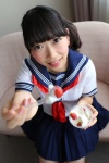 blouse emi ice_cream miniskirt pleated_skirt sailor_uniform scarf school_uniform skirt rating:Safe score:0 user:pixymisa