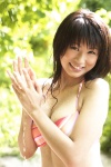 beach bikini_top cleavage kosaka_yuka peach swimsuit wet rating:Safe score:1 user:nil!