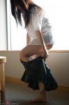 blouse costume miku_(iii) open_clothes pleated_skirt school_uniform side-b_038 skirt rating:Safe score:0 user:nil!