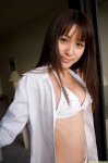 bikini cleavage dgc_0916 dress_shirt matsumaka_minami open_clothes side-tie_bikini swimsuit rating:Safe score:0 user:nil!