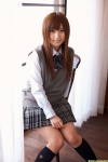 blouse dgc_0937 kneesocks naruse_kokomi pleated_skirt school_uniform skirt sweater_vest rating:Safe score:0 user:nil!