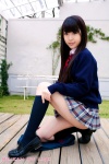blouse bookbag kneesocks pleated_skirt school_uniform shiraishi_mizuho skirt sock_pull sweater rating:Safe score:0 user:nil!