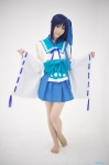 blue_hair cosplay detached_sleeves hiradaira_chisaki miko nagi_no_asukara pleated_skirt sailor_uniform school_uniform shaa side_ponytail skirt rating:Safe score:3 user:nil!