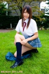 blouse bookbag kamakura_misaki kneesocks pleated_skirt school_uniform skirt sock_pull rating:Safe score:0 user:nil!