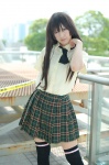 blouse boku_wa_tomodachi_ga_sukunai cosplay mai_(ii) mikazuki_yozora pleated_skirt school_uniform skirt thighhighs zettai_ryouiki rating:Safe score:1 user:nil!