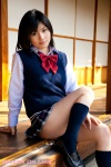 blouse kneesocks koide_mai pleated_skirt school_uniform skirt sweater_vest rating:Safe score:0 user:nil!