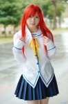 cosplay da_capo katou_mari orange_hair pleated_skirt sailor_uniform school_uniform shirakawa_kotori skirt rating:Safe score:0 user:nil!
