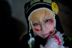 atsuma blonde_hair cosplay crossplay dramatical_murder hat noiz rating:Safe score:0 user:pixymisa