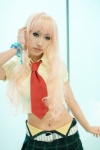 ayashiro_ema blonde_hair cosplay macross macross_frontier sheryl_nome skirt rating:Safe score:0 user:Log