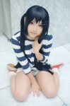 asae_ayato cosplay hair_clips k-on! nakano_azusa shorts socks tshirt twintails rating:Safe score:5 user:nil!