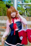 blouse cosplay crown handbag orange_hair ribbons sanaka skirt umineko_no_naku_koro_ni ushiromiya_maria vest rating:Safe score:1 user:pixymisa
