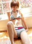bikini_top ponytail shorts swimsuit takahashi_akane rating:Safe score:1 user:nil!