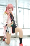 cosplay pantyhose pink_hair revolutionary_girl_utena saya socks sword tenjou_utena uniform rating:Safe score:1 user:nil!