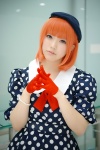 beret bracelet caramel_eyes cosplay dress gloves harumiya_yun nanami_haruka_(uta_no_prince-sama) orange_hair uta_no_prince-sama rating:Safe score:0 user:pixymisa