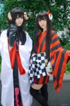 cosplay harumiya_yun horns inu_boku_secret_service kimono shirakiin_ririchiyo thighhighs yuuki_(iii) zettai_ryouiki rating:Safe score:0 user:nil!