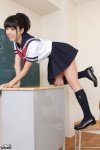 4k-star_021 kneesocks pleated_skirt ponytail sailor_uniform sato_sakura school_uniform skirt rating:Safe score:1 user:nil!