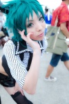 aqua_hair blouse cosplay garters gumi horns renge shorts tagme_song thighhighs vest vocaloid rating:Safe score:0 user:nil!
