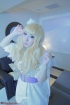 blonde_hair cape cosplay deep_rabbit dress macross macross_frontier macross_frontier:_itsuwari_no_utahime saku sheryl_nome rating:Safe score:0 user:nil!