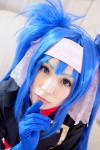 blue_hair buyara cosplay gloves hair_ribbons headband jumper klan_klein macross macross_frontier military_uniform twintails rating:Safe score:1 user:nil!