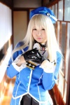 atago_(kantai_collection) beret blonde_hair blouse cosplay gloves itsuki_akira jacket kantai_collection pleated_skirt skirt rating:Safe score:1 user:nil!