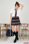 blouse bookbag costume kneesocks kurosawa_mirei pleated_skirt ponytail rq-star_184 school_uniform skirt tie rating:Safe score:1 user:nil!