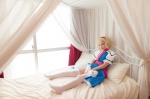 alice_of_the_east_2 bed blonde_hair cosplay dress hairband shawl suzuka thighhighs rating:Safe score:2 user:nil!