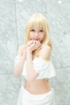 blonde_hair cosplay croptop skirt tagme_character tagme_series tsubaki_(ii) rating:Safe score:0 user:nil!