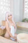 bathroom bathtub cosplay guguru hairband open_clothes towel wet white_hair yunohana_yuuna yuragisou_no_guguru-san yuragisou_no_yuuna-san rating:Safe score:0 user:nil!