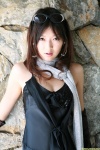 cleavage dgc_0579 dress elbow_gloves gloves kijima_noriko scarf sunglasses rating:Safe score:3 user:nil!