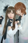 akb48 blouse cosplay fingerless_gloves gloves kojima_haruna_(cosplay) pleated_skirt shinoda_mariko_(cosplay) skirt tie tsuzuki_rui yaya rating:Safe score:0 user:nil!