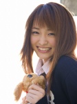 blouse cardigan costume okamoto_rei school_uniform sing_out_i stuffed_animal tie rating:Safe score:0 user:nil!