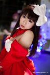 bowtie dress hairband hairbow momo santa_costume rating:Safe score:2 user:pixymisa