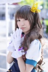 aice blouse cosplay crown gloves idolmaster idolmaster_cinderella_girls miniskirt shimamura_uzuki side_ponytail skirt vest rating:Safe score:0 user:nil!