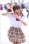 amaguri_irufu blouse cosplay kissxsis pleated_skirt ribbon_tie school_uniform skirt suminoe_riko rating:Safe score:0 user:pixymisa