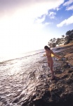 beach bikini blouse cleavage marilyn2004 ocean open_clothes shimomura_mari swimsuit wet rating:Safe score:0 user:nil!