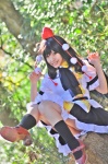 amatsuka_miyu blouse cosplay fan kneesocks pleated_skirt shameimaru_aya skirt tokin_hat touhou wings rating:Safe score:0 user:nil!