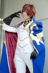 cape code_geass cosplay crossplay gloves kururugi_suzaku red_hair saya uniform rating:Safe score:0 user:nil!