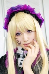 blonde_hair cosplay dress hairband lace pantyhose ruffles saya sound_horizon violette rating:Safe score:2 user:nil!