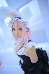 animal_ears bunny_ears cleavage cosplay dress headphones nitro_super_sonic pink_hair saku super_soniko rating:Safe score:0 user:nil!