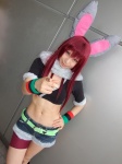 animal_ears ari bunny_ears cosplay cutoffs fur-trimmed getsumento_heiki_miina midriff shiwasu_mina rating:Safe score:1 user:nil!