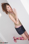 bikini denim girlz_high miniskirt motohashi_tomoko skirt swimsuit tank_top rating:Safe score:0 user:nil!