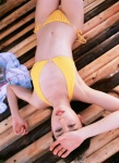 akiyama_rina bikini cleavage ocean ponytail side-tie_bikini swimsuit ys_web_234 rating:Safe score:1 user:nil!